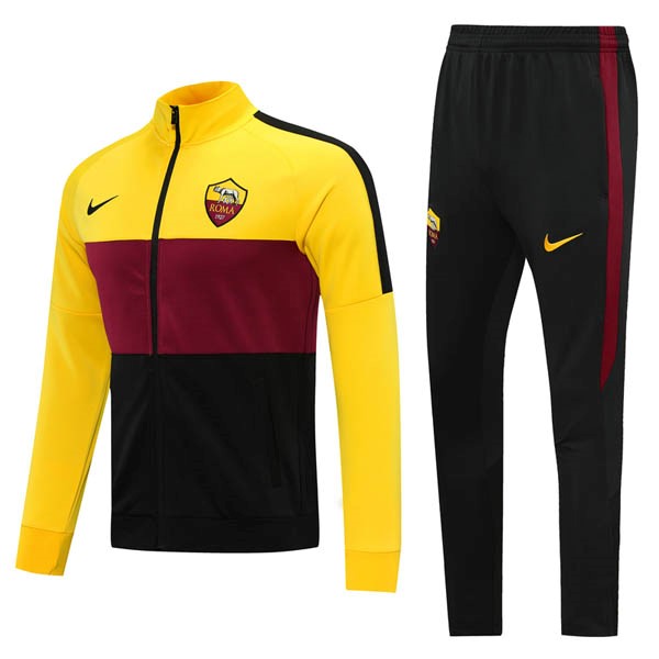 Chandal AS Roma 2020 2021 Amarillo Rojo